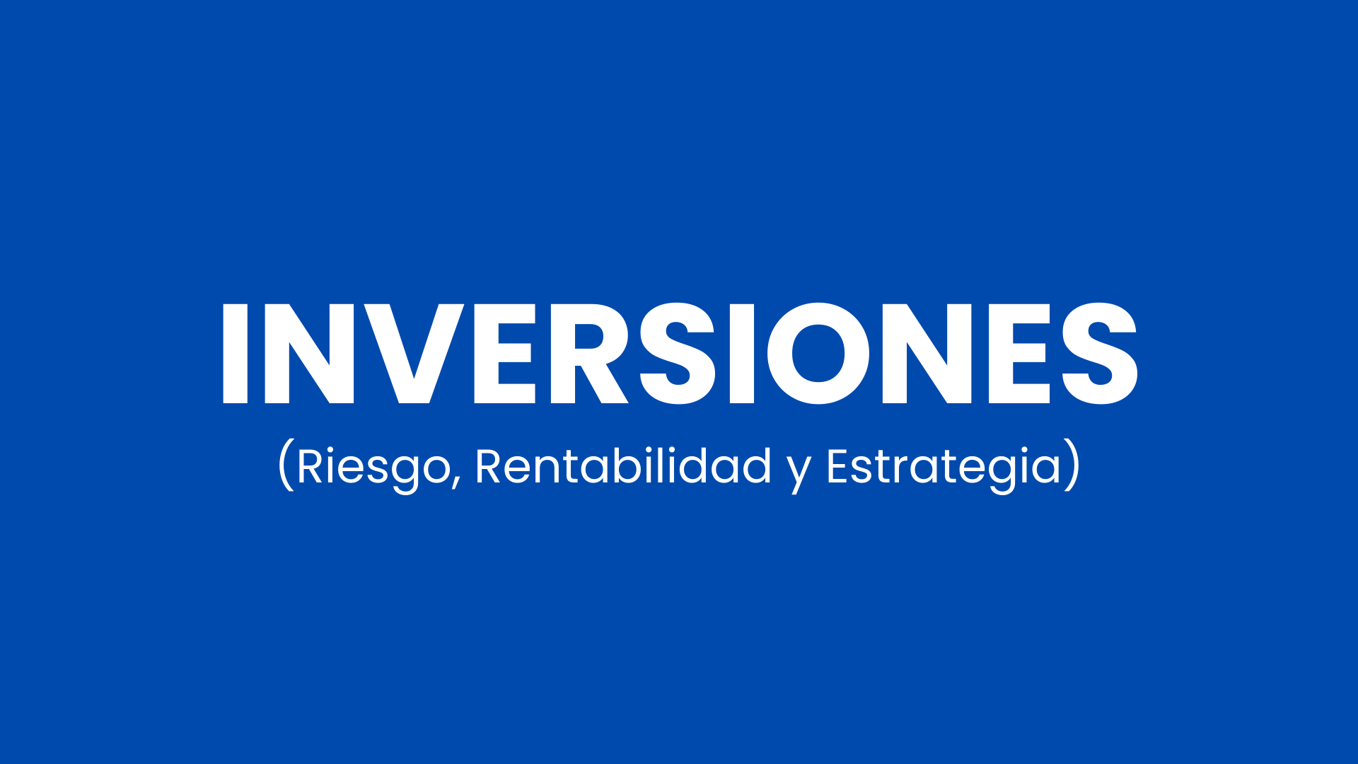 Inversiones
